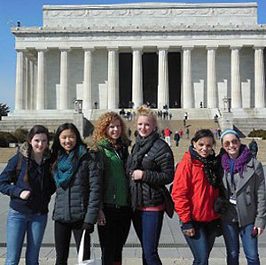 photo of students in washington d.c.